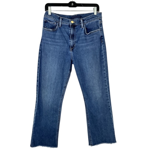 Joe’s Jeans The Callie High Rise Cropped Bootcut Solstice Sz 30 - Picture 4 of 17